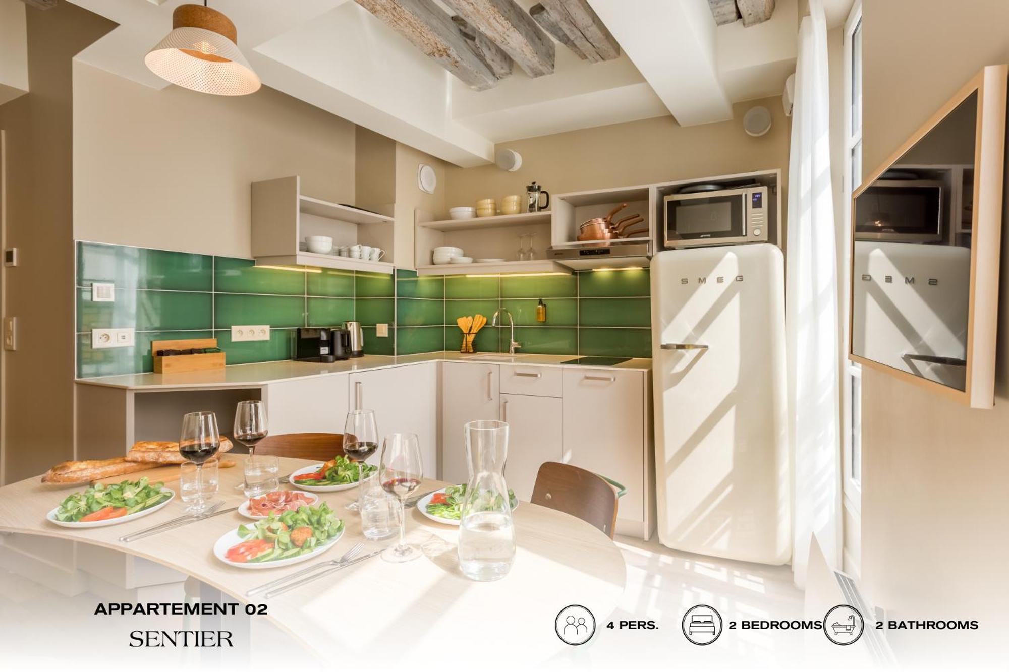 Beauquartier - Sentier Apartment Paris Luaran gambar