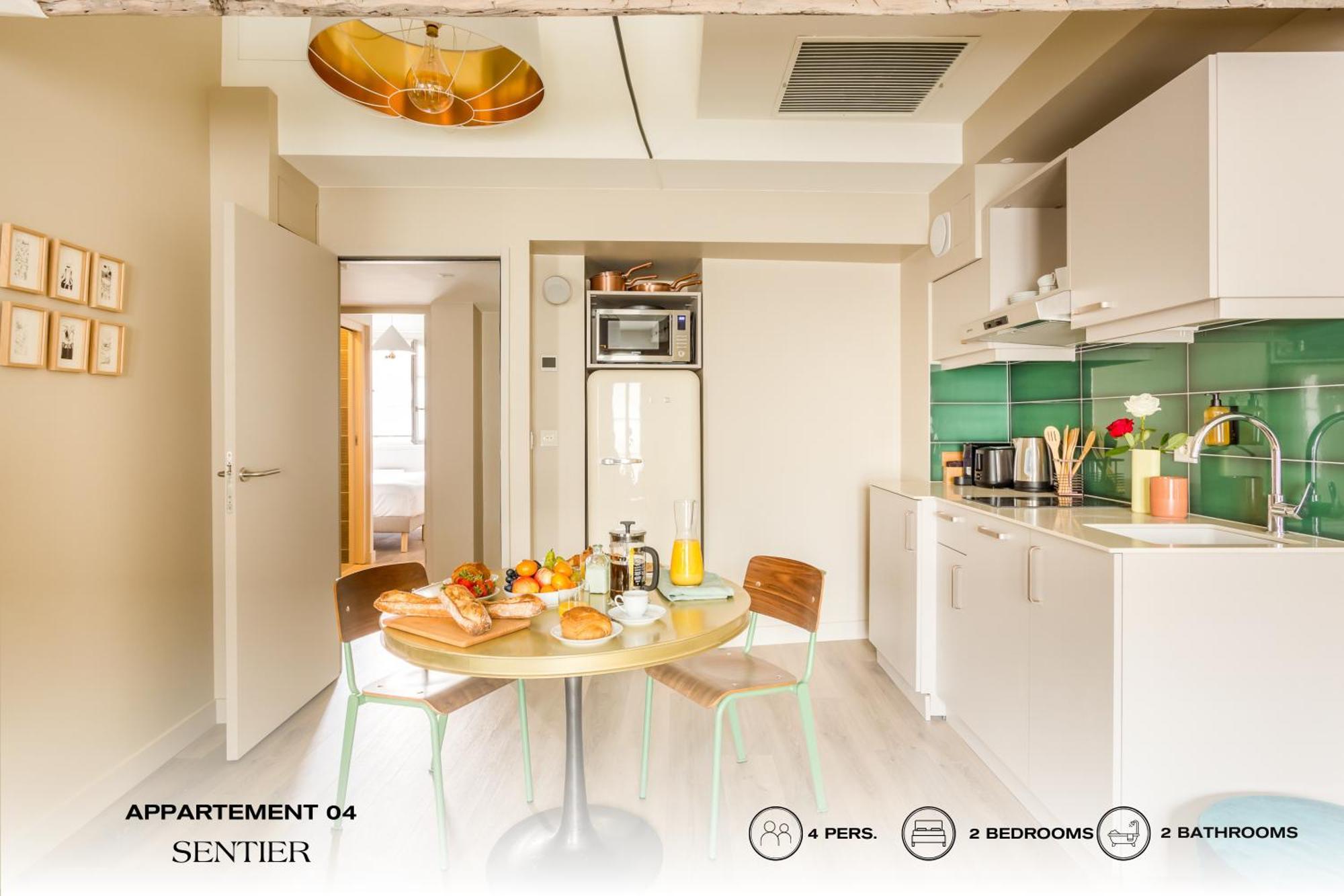 Beauquartier - Sentier Apartment Paris Luaran gambar