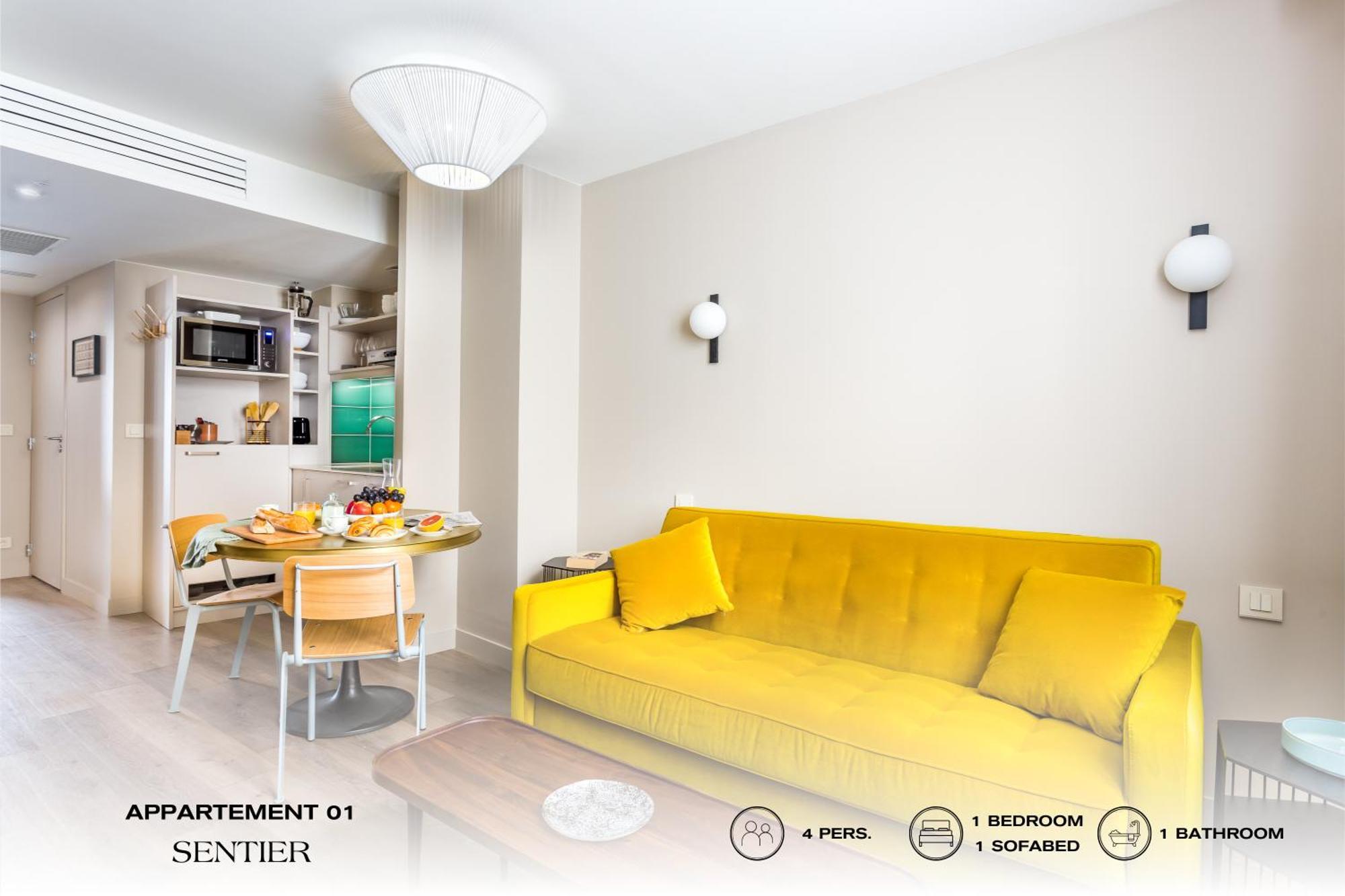 Beauquartier - Sentier Apartment Paris Luaran gambar