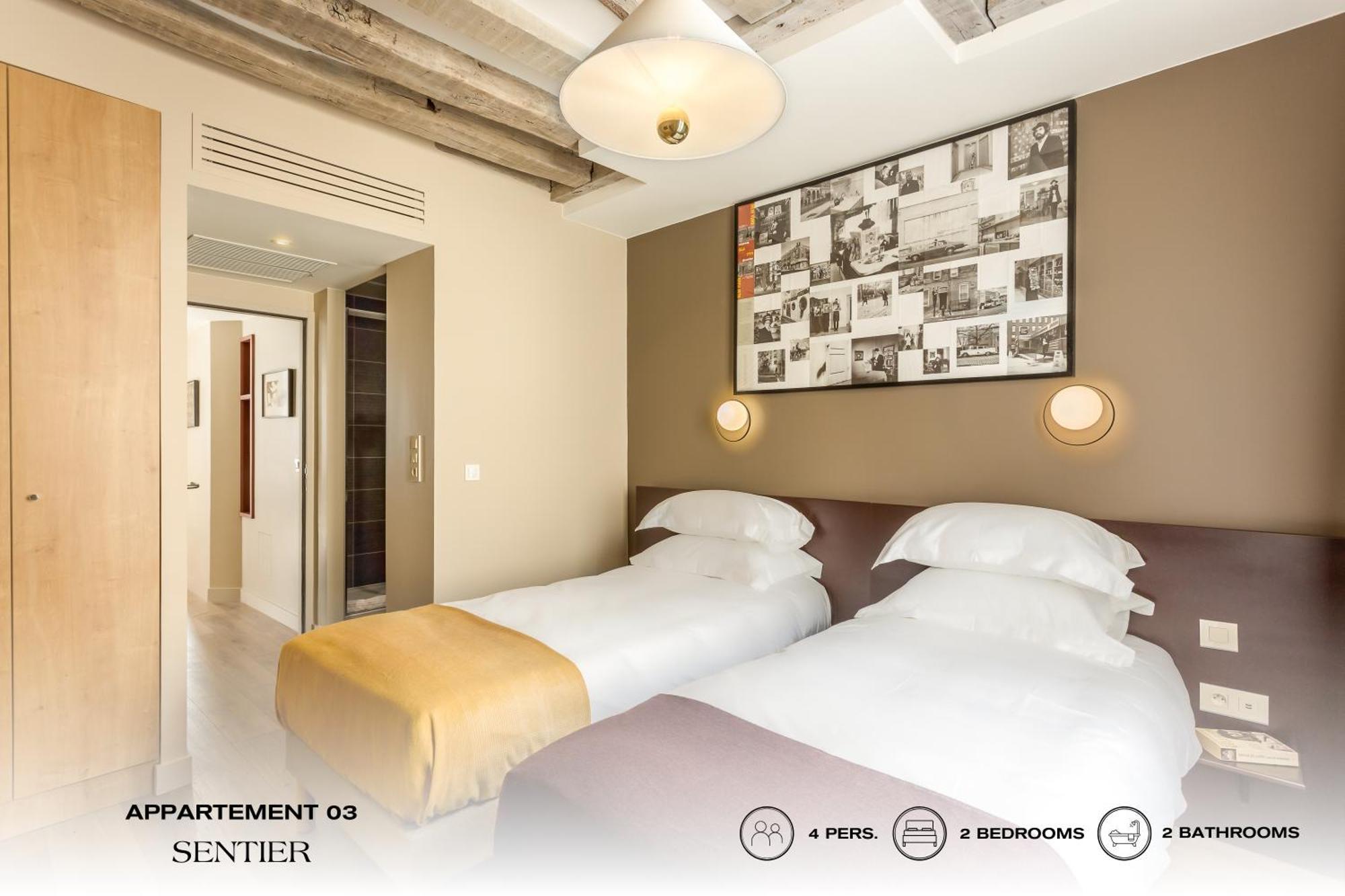 Beauquartier - Sentier Apartment Paris Luaran gambar