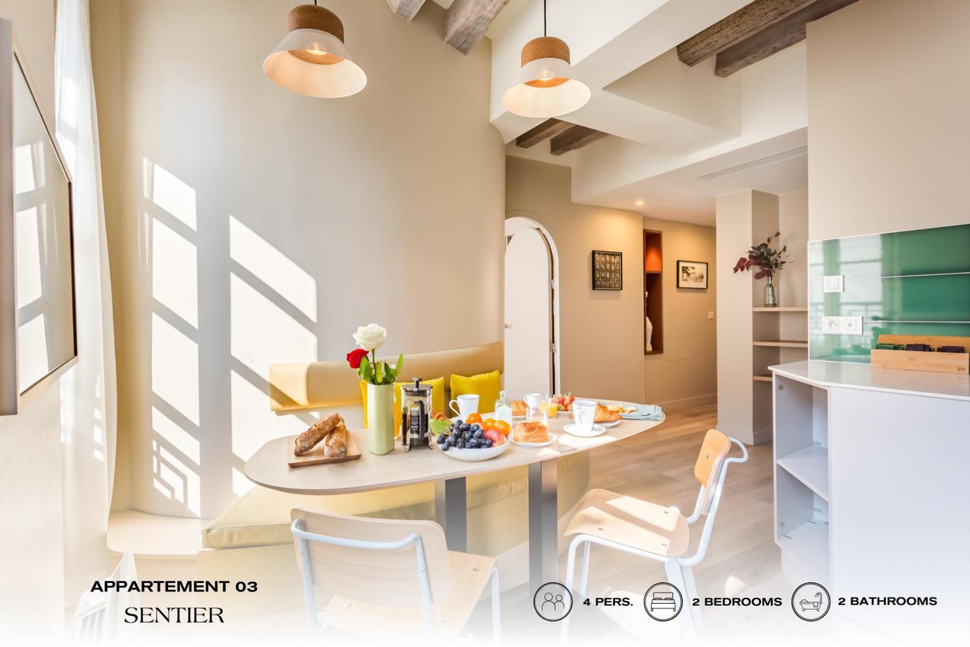 Beauquartier - Sentier Apartment Paris Luaran gambar
